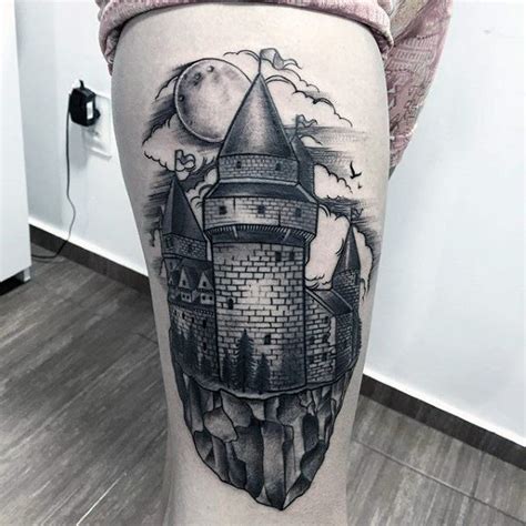 tatuajes de castillos|Tatuaje de castillo